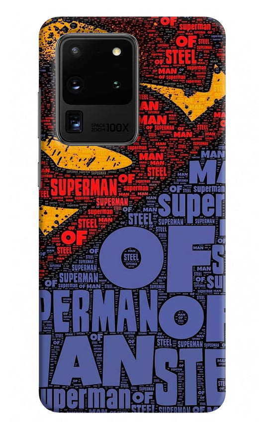 Superman Samsung S20 Ultra Hard Case Back Cover by Casekaro