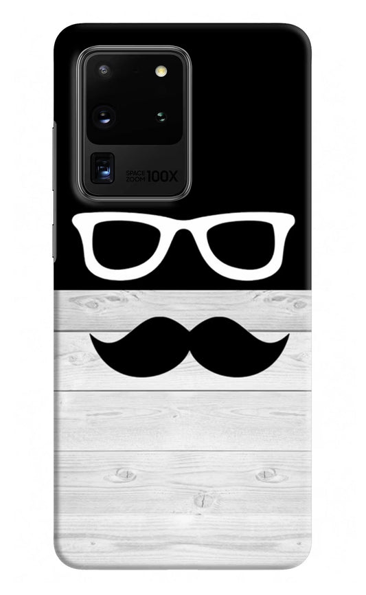 Mustache Samsung S20 Ultra Hard Case Back Cover by Casekaro