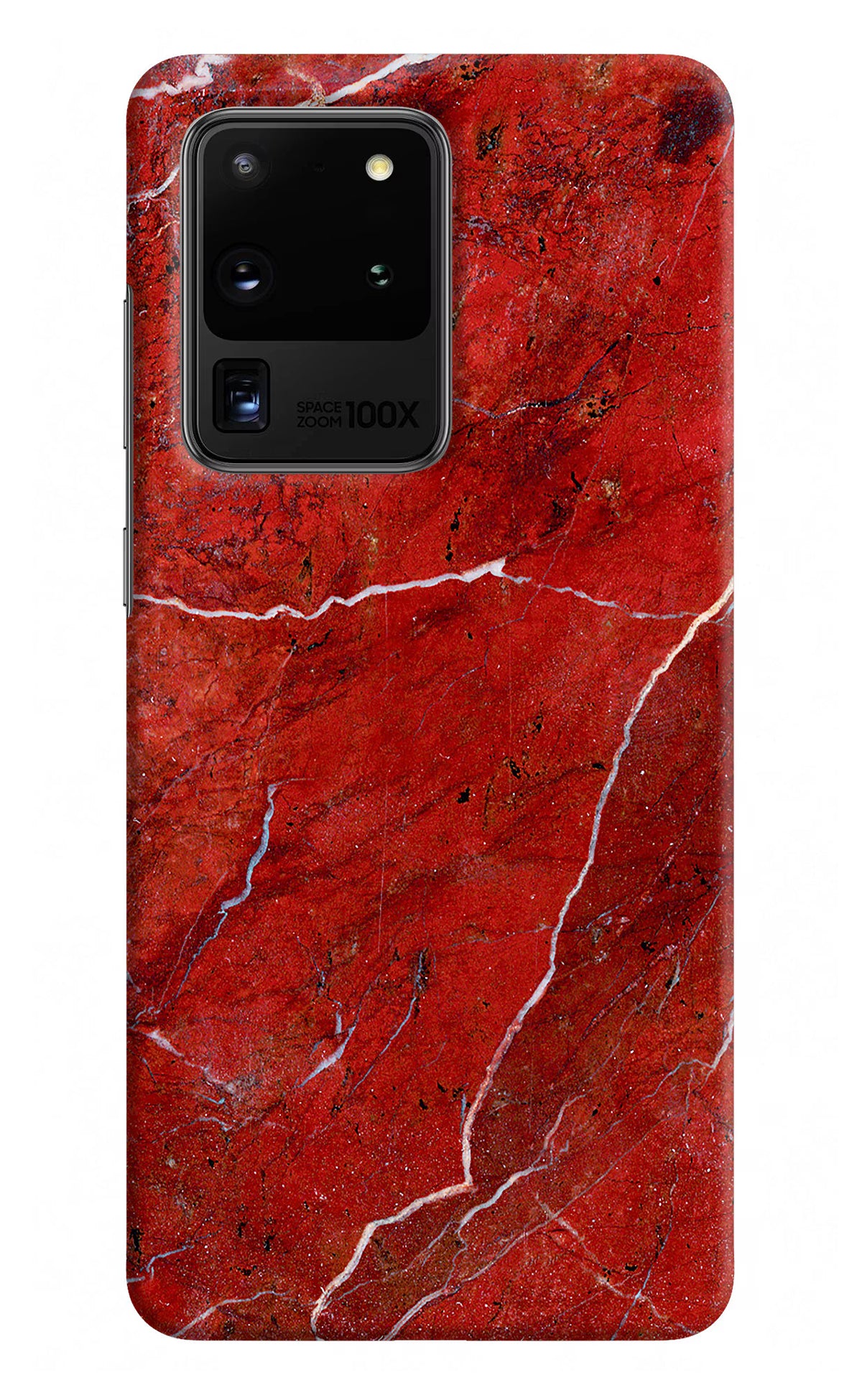 Red Marble Design Samsung S20 Ultra Hard Case Back Cover by Casekaro