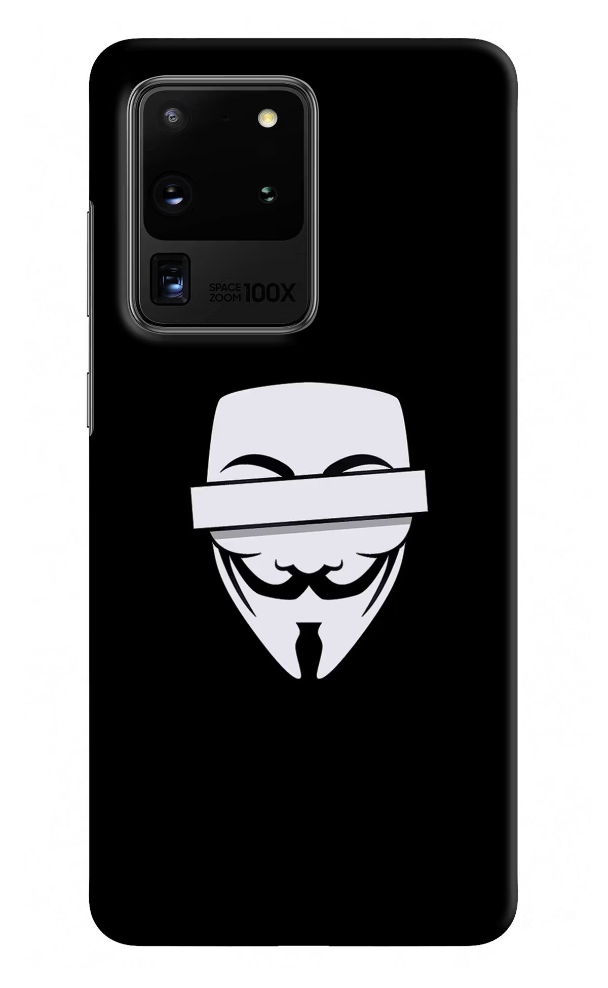 Anonymous Face Samsung S20 Ultra Hard Case Back Cover by Casekaro