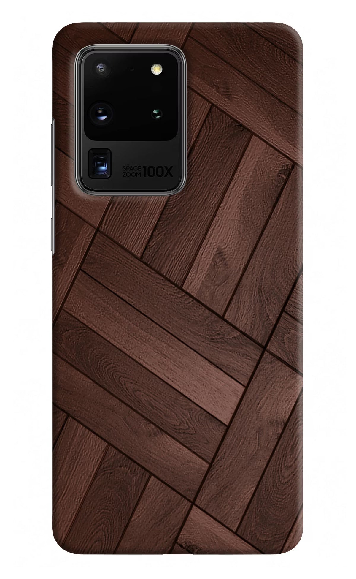 Wooden Texture Design Samsung S20 Ultra Hard Case Back Cover by Casekaro