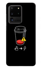 Coffee Samsung S20 Ultra Hard Case Back Cover by Casekaro