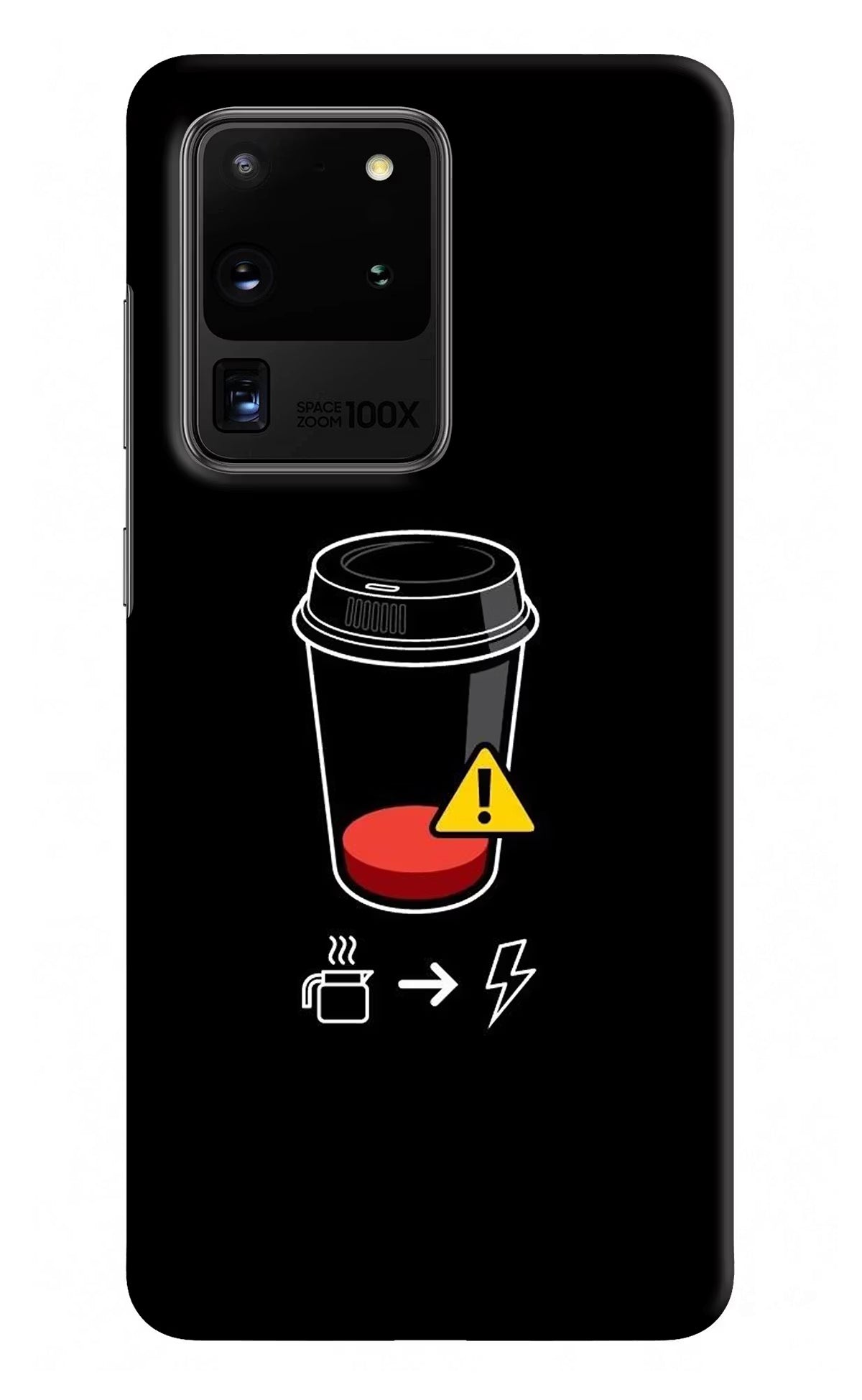 Coffee Samsung S20 Ultra Hard Case Back Cover by Casekaro