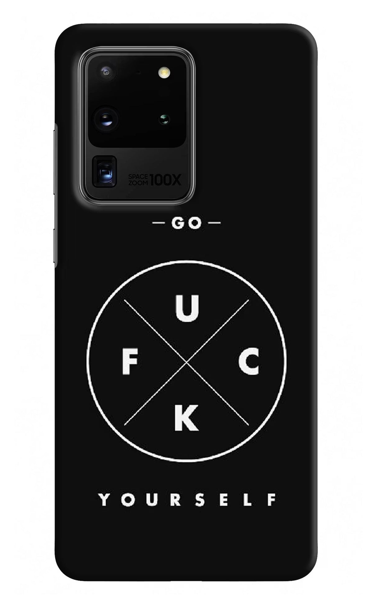 Go Fuck Yourself Samsung S20 Ultra Hard Case Back Cover by Casekaro