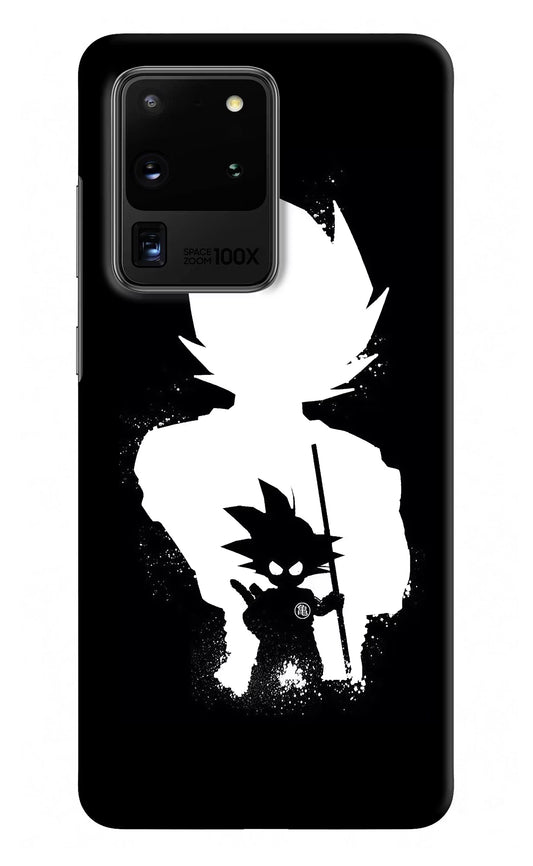 Goku Shadow Samsung S20 Ultra Hard Case Back Cover by Casekaro