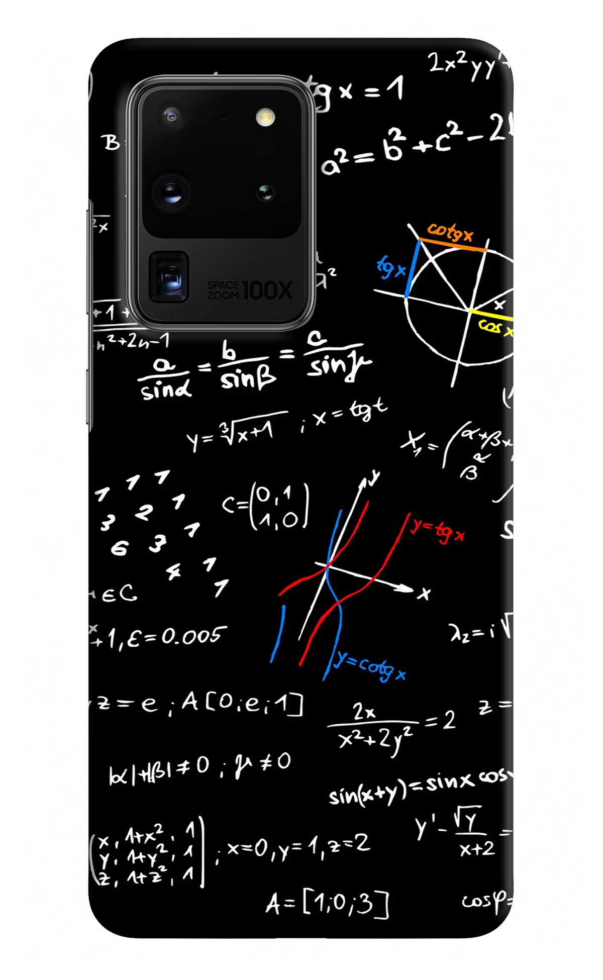Mathematics Formula Samsung S20 Ultra Hard Case Back Cover by Casekaro