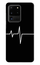 Heart Beats Samsung S20 Ultra Hard Case Back Cover by Casekaro