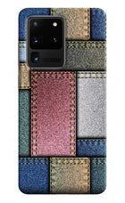 Multicolor Jeans Samsung S20 Ultra Hard Case Back Cover by Casekaro