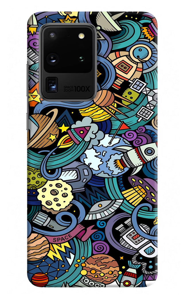 Space Abstract Samsung S20 Ultra Hard Case Back Cover by Casekaro