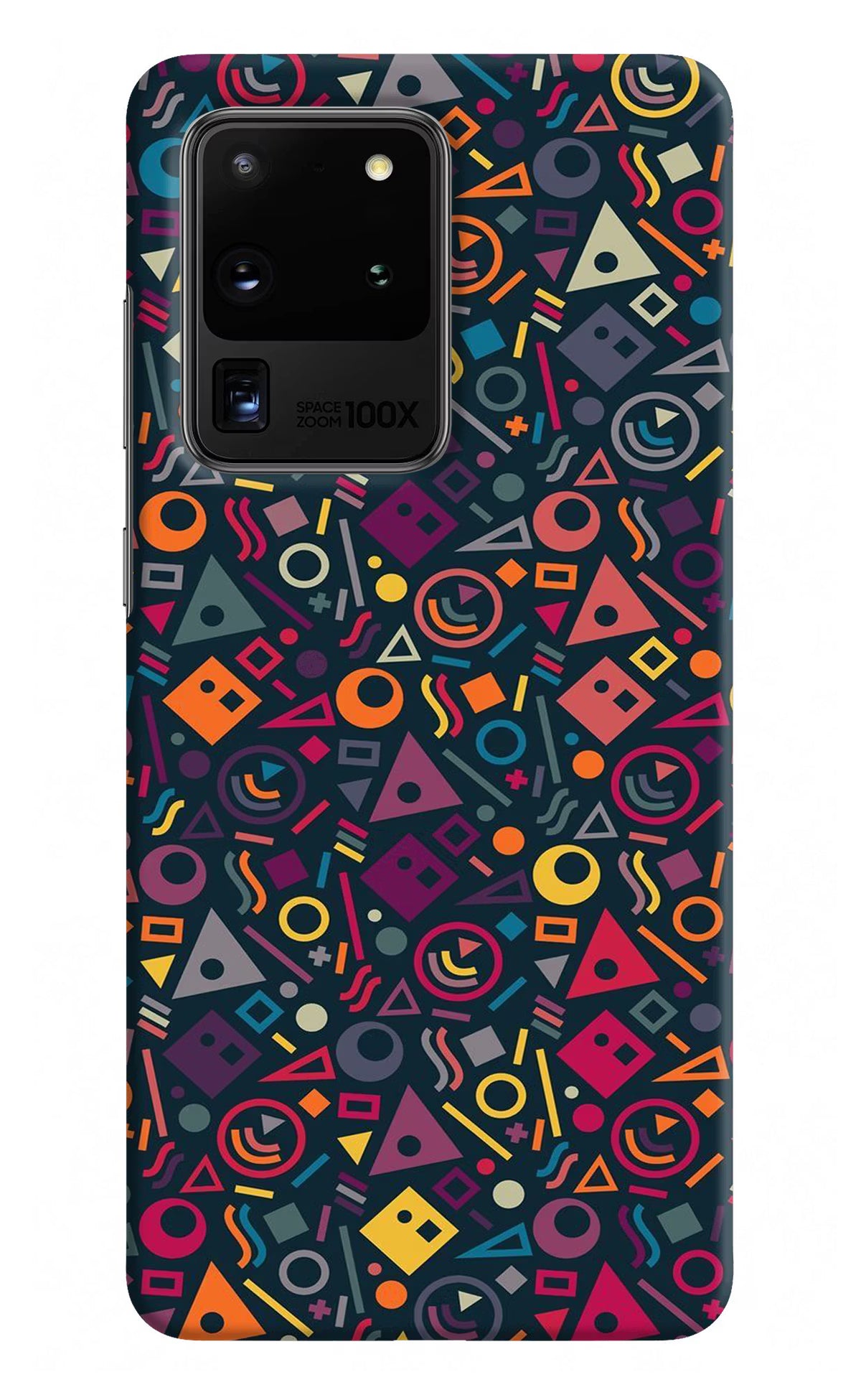 Geometric Abstract Samsung S20 Ultra Hard Case Back Cover by Casekaro