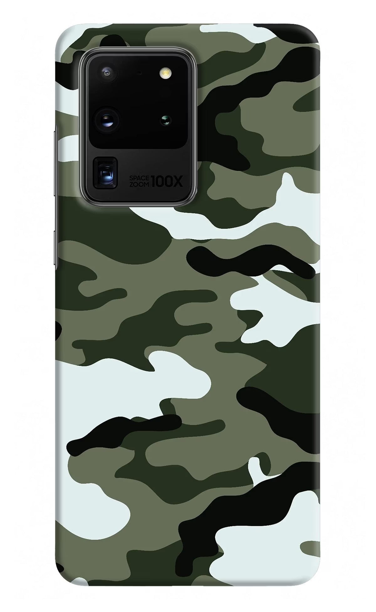 Camouflage Samsung S20 Ultra Hard Case Back Cover by Casekaro