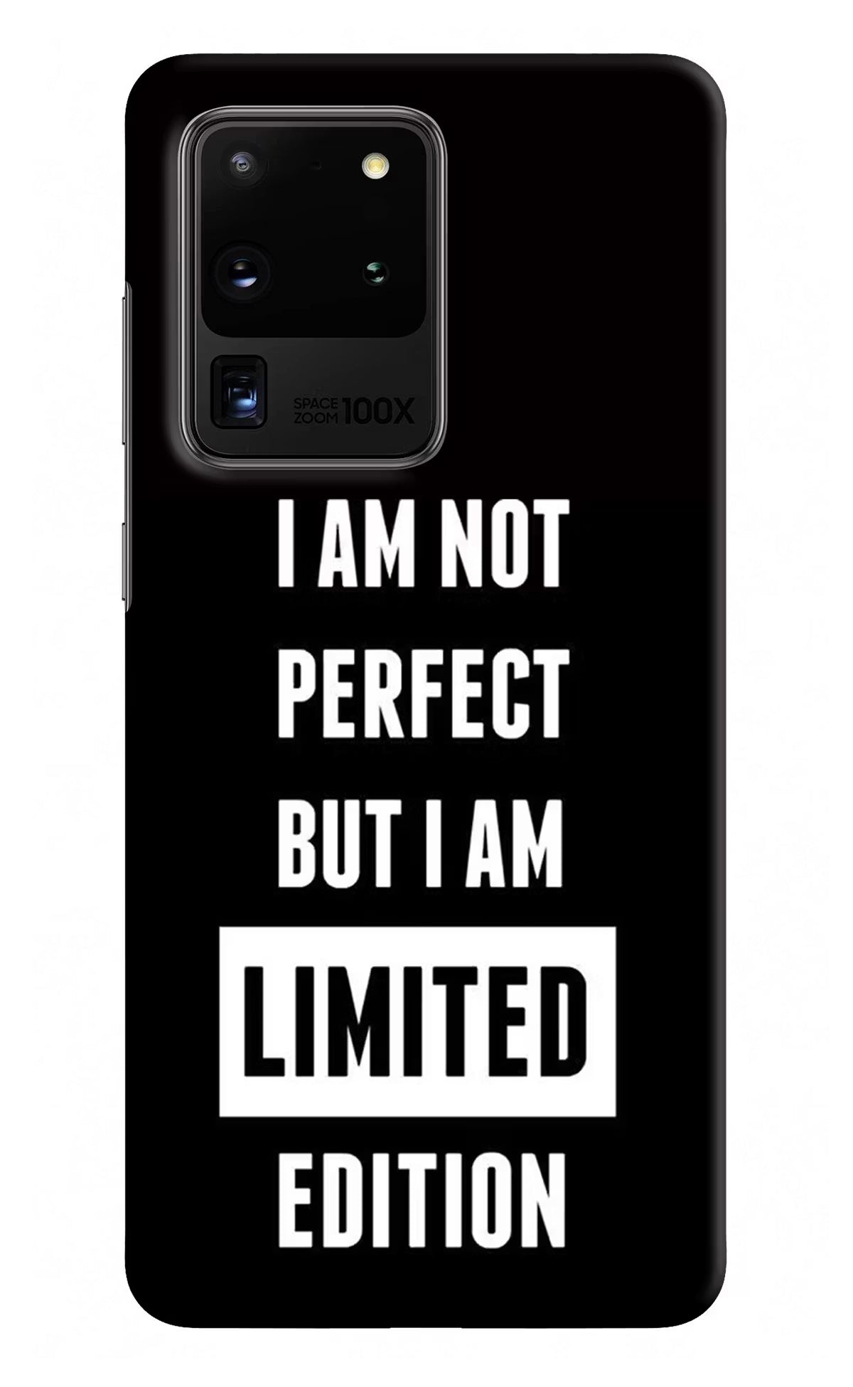 I Am Not Perfect But I Am Limited Edition Samsung S20 Ultra Hard Case Back Cover by Casekaro