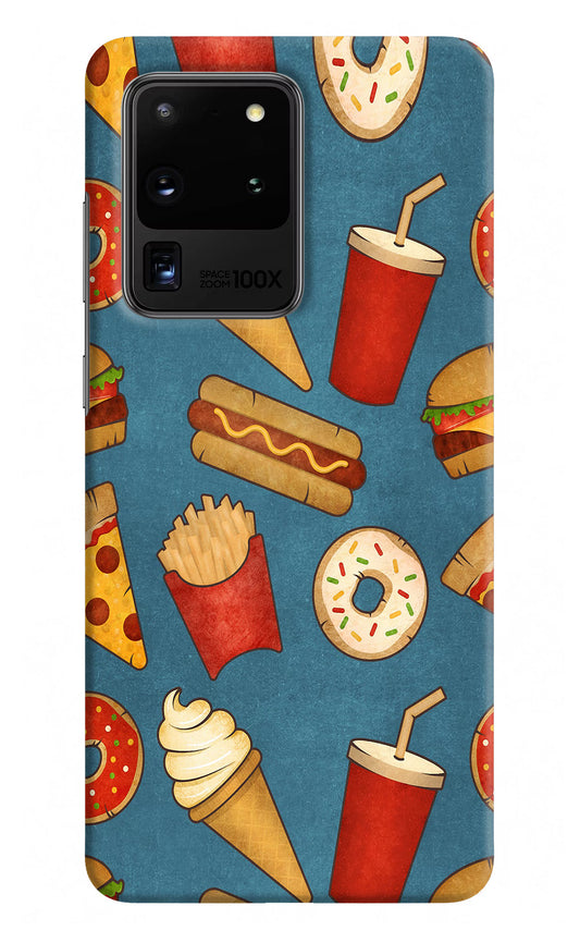 Foodie Samsung S20 Ultra Hard Case Back Cover by Casekaro