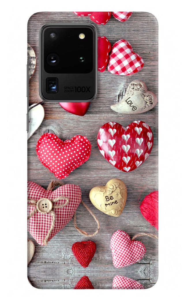 Love Wallpaper Samsung S20 Ultra Hard Case Back Cover by Casekaro