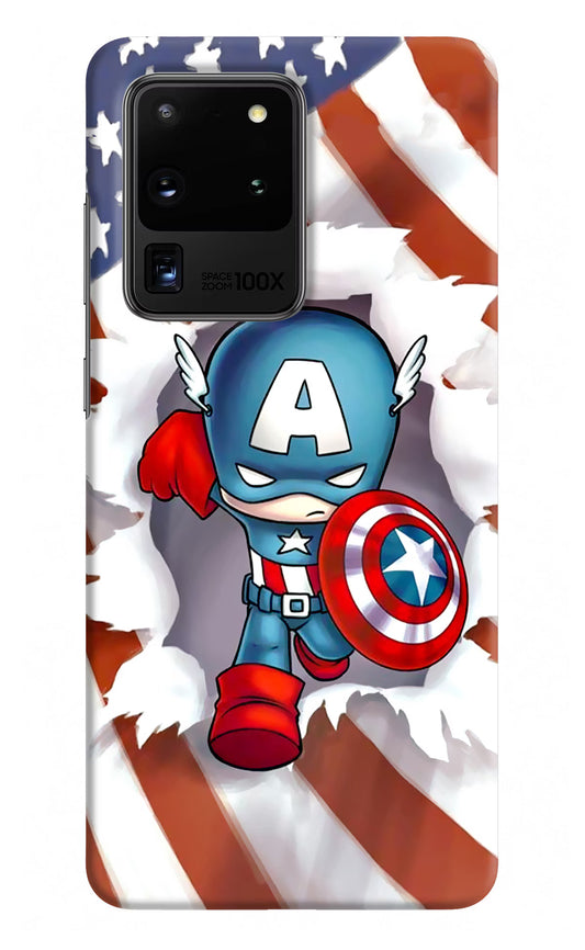 Captain America Samsung S20 Ultra Hard Case Back Cover by Casekaro