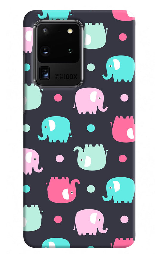 Elephants Samsung S20 Ultra Hard Case Back Cover by Casekaro