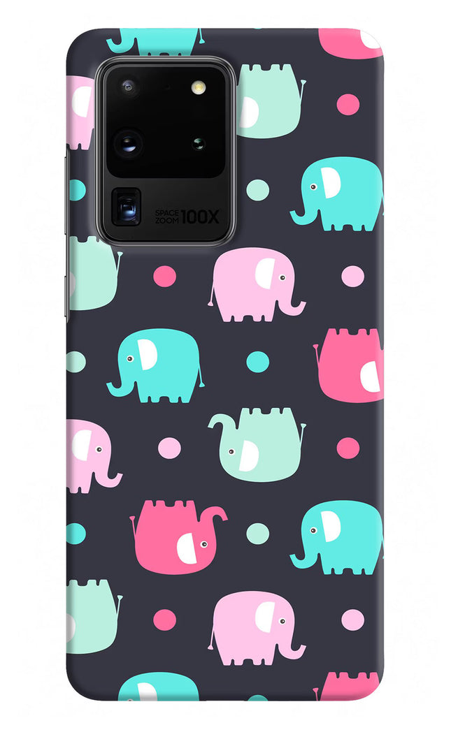 Elephants Samsung S20 Ultra Hard Case Back Cover by Casekaro