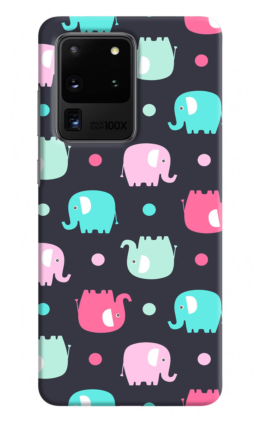 Elephants Samsung S20 Ultra Back Cover, Hard case