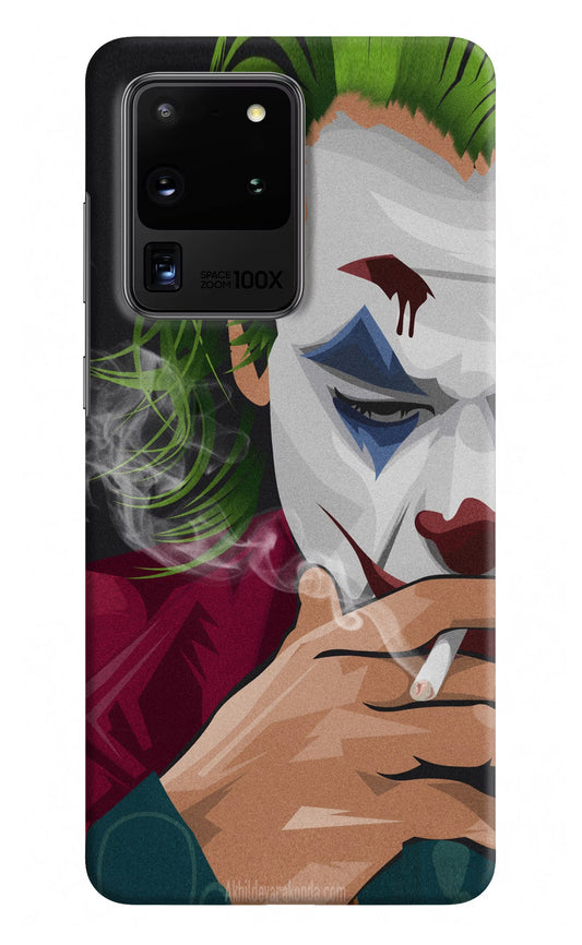Joker Smoking Samsung S20 Ultra Hard Case Back Cover by Casekaro