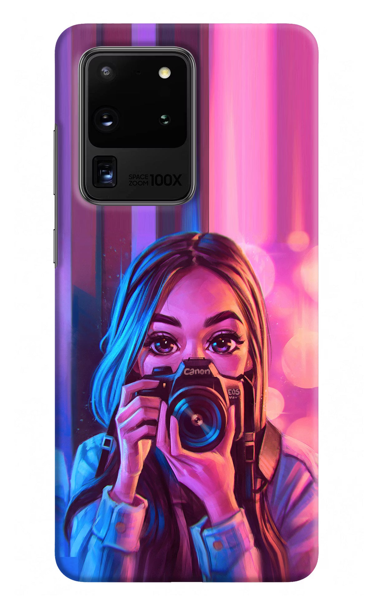 Girl Photographer Samsung S20 Ultra Hard Case Back Cover by Casekaro