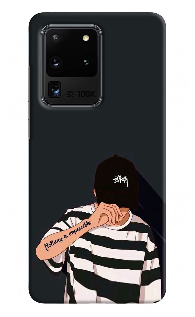 Aesthetic Boy Samsung S20 Ultra Hard Case Back Cover by Casekaro
