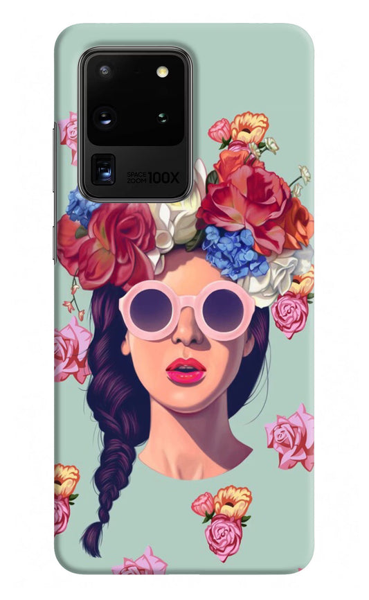 Pretty Girl Samsung S20 Ultra Hard Case Back Cover by Casekaro