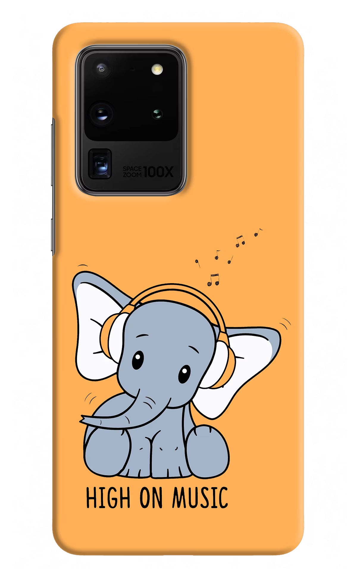 High On Music Samsung S20 Ultra Hard Case Back Cover by Casekaro