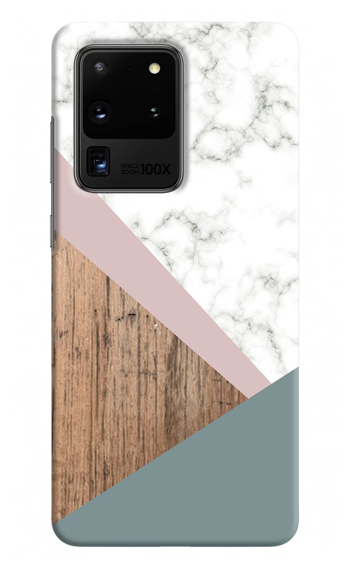 Marble wood Abstract Samsung S20 Ultra Hard Case Back Cover by Casekaro