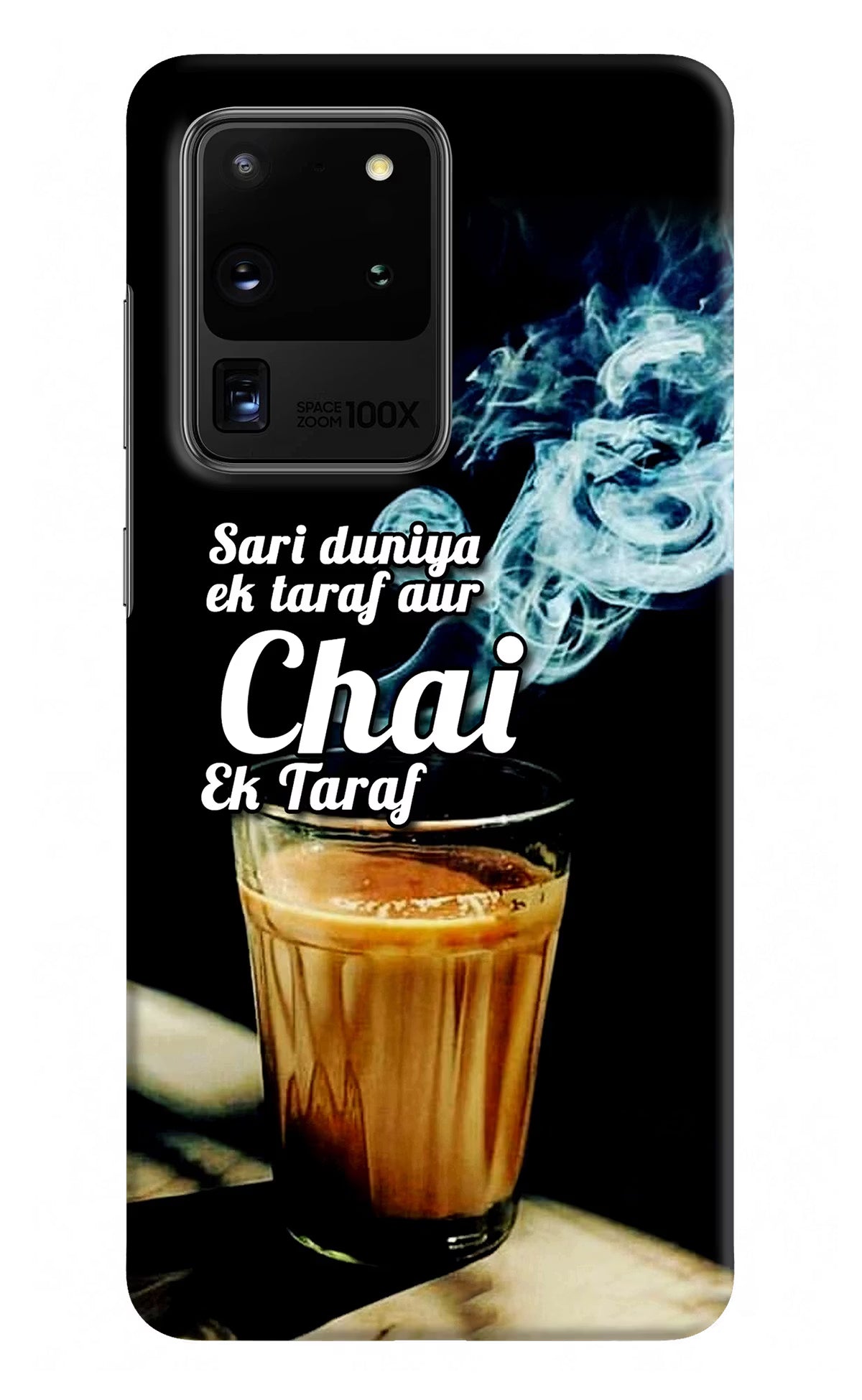 Chai Ek Taraf Quote Samsung S20 Ultra Hard Case Back Cover by Casekaro