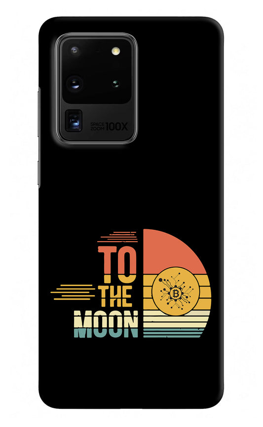 To the Moon Samsung S20 Ultra Hard Case Back Cover by Casekaro