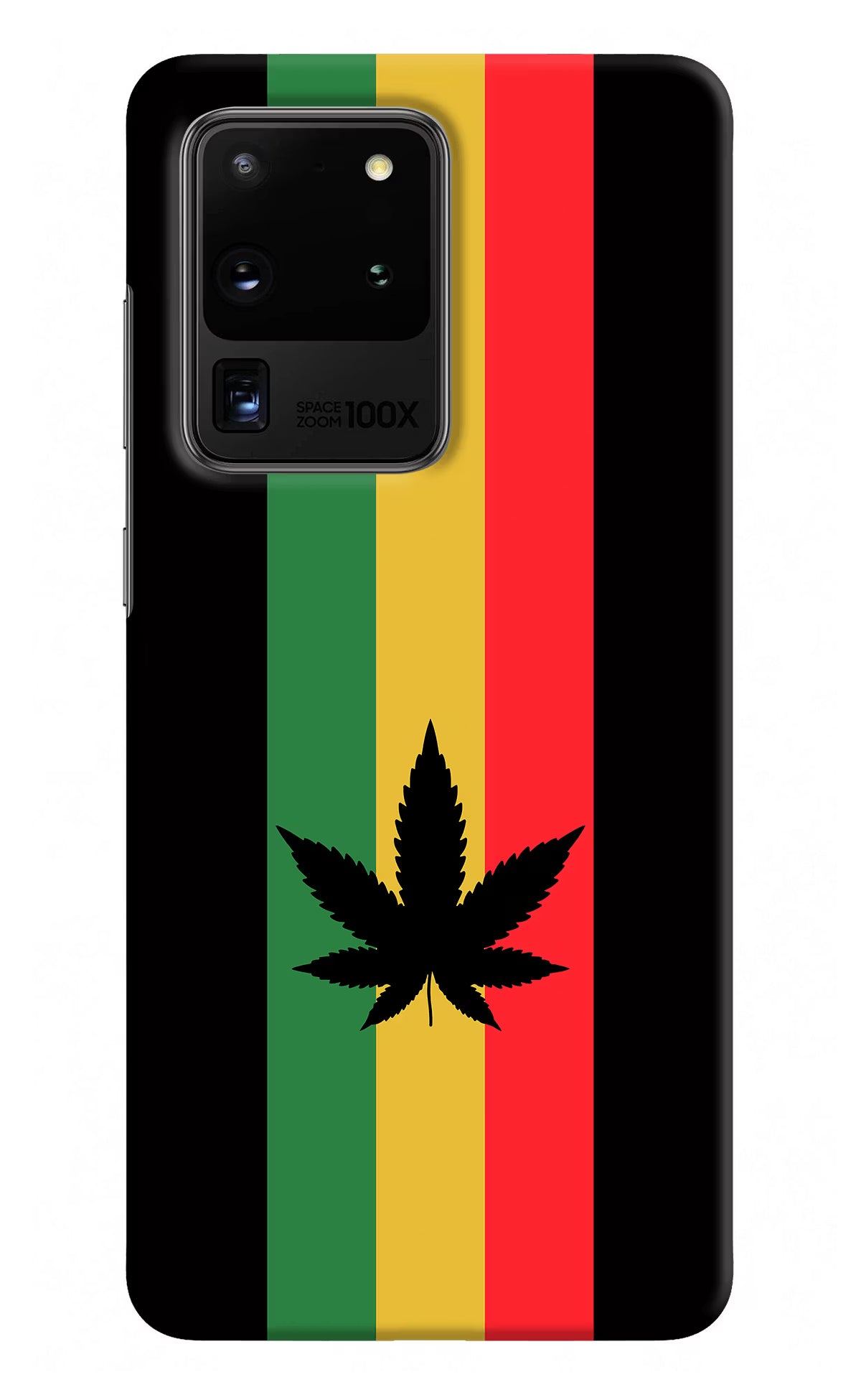 Weed Flag Samsung S20 Ultra Hard Case Back Cover by Casekaro