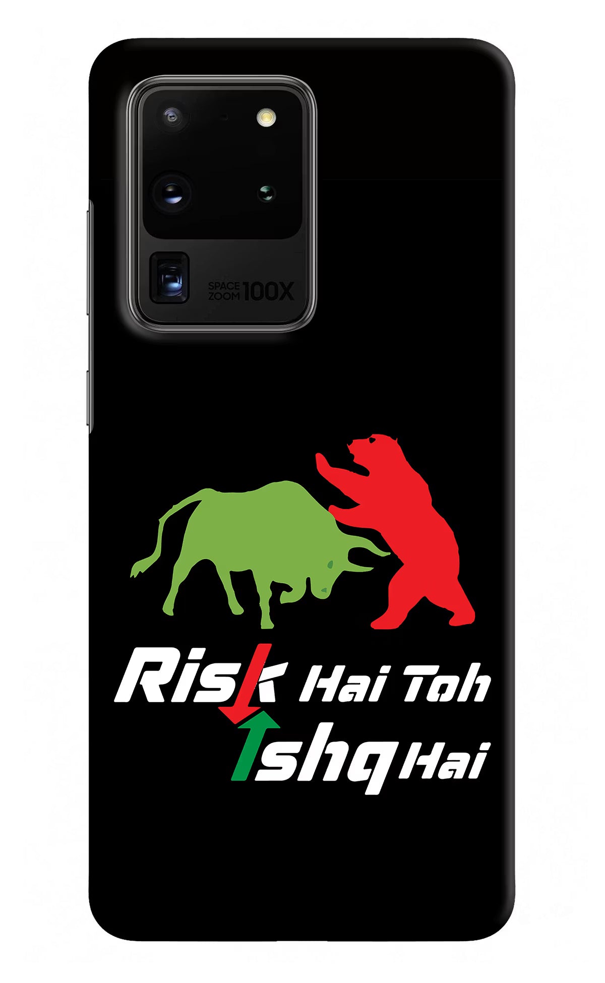 Risk Hai Toh Ishq Hai Samsung S20 Ultra Hard Case Back Cover by Casekaro