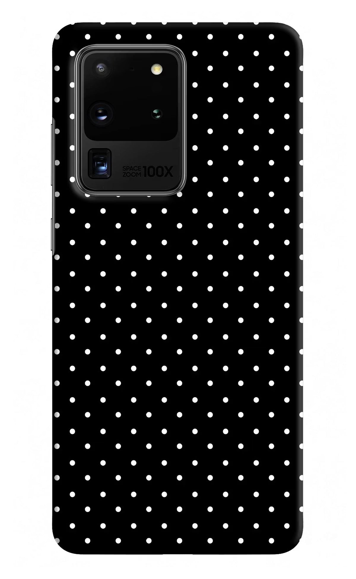 White Dots Samsung S20 Ultra Hard Case Back Cover by Casekaro