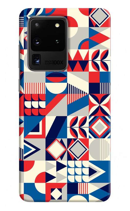 Colorful Pattern Samsung S20 Ultra Hard Case Back Cover by Casekaro