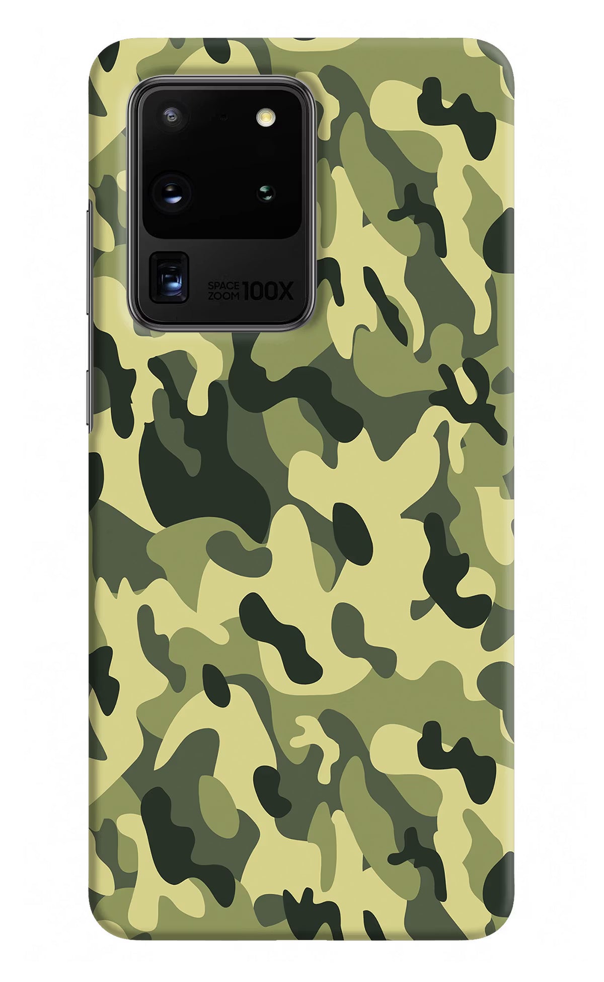 Camouflage Samsung S20 Ultra Hard Case Back Cover by Casekaro