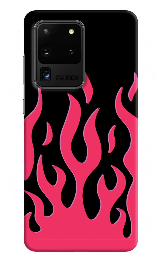 Fire Flames Samsung S20 Ultra Hard Case Back Cover by Casekaro