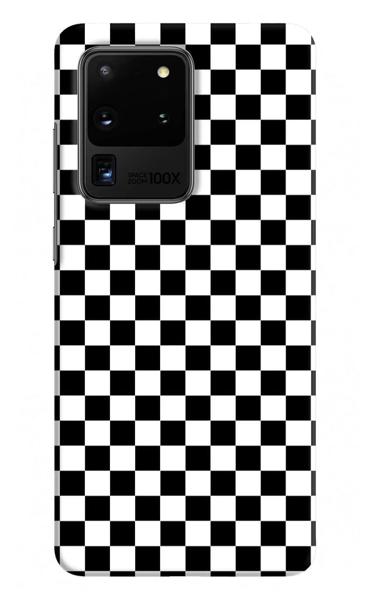Chess Board Samsung S20 Ultra Hard Case Back Cover by Casekaro