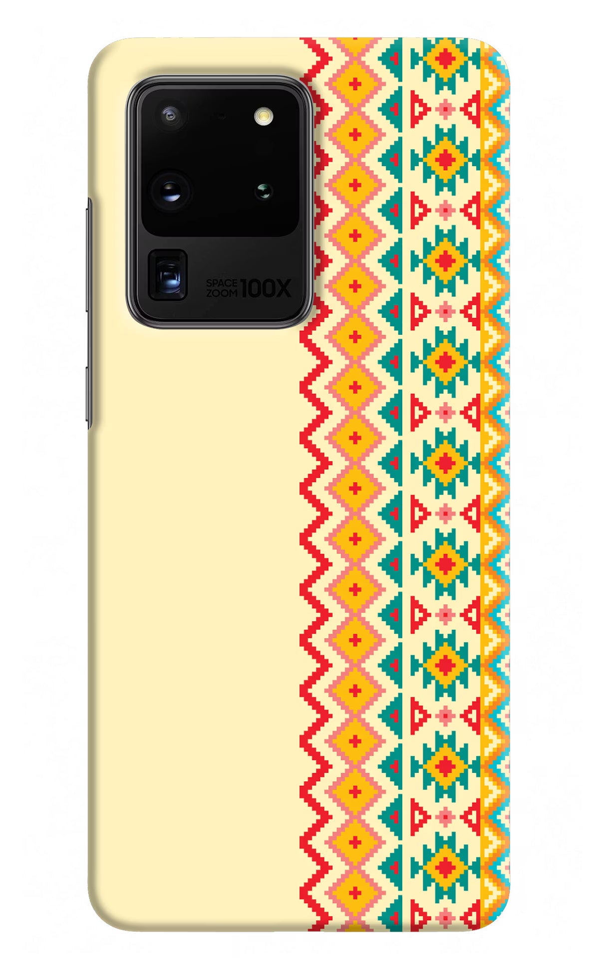 Ethnic Seamless Samsung S20 Ultra Hard Case Back Cover by Casekaro