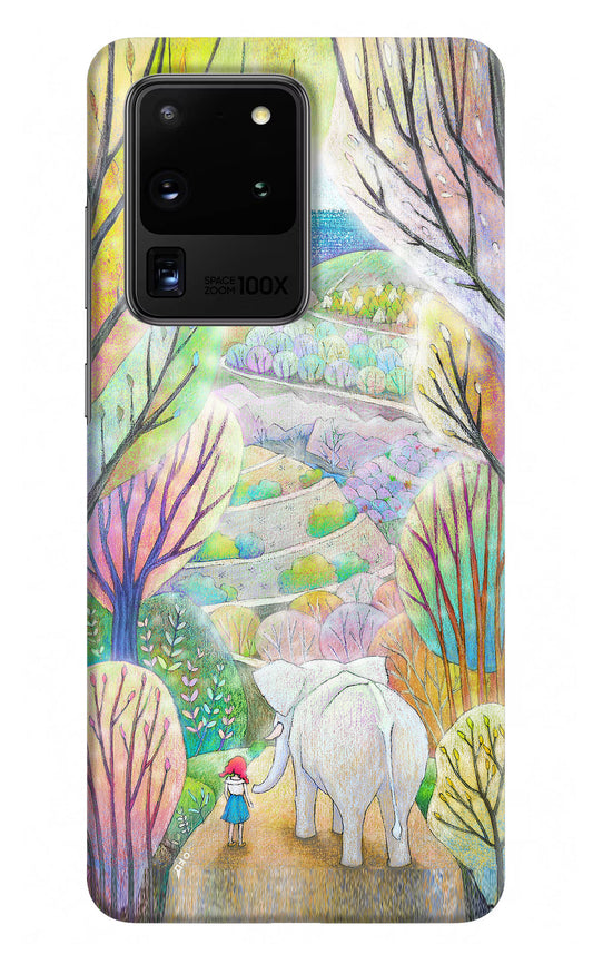 Nature Painting Samsung S20 Ultra Hard Case Back Cover by Casekaro