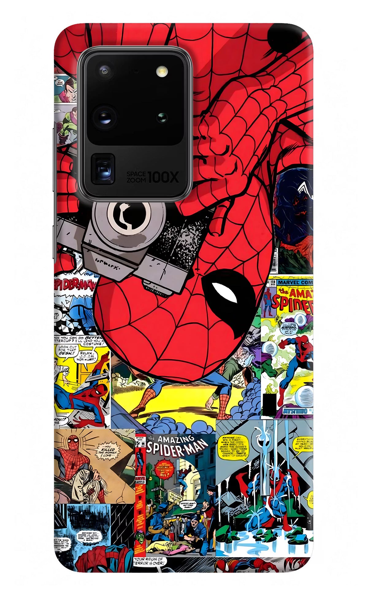 Spider Man Samsung S20 Ultra Hard Case Back Cover by Casekaro