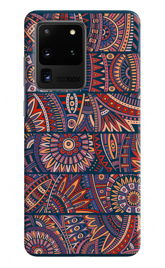 African Culture Design Samsung S20 Ultra Hard Case Back Cover by Casekaro