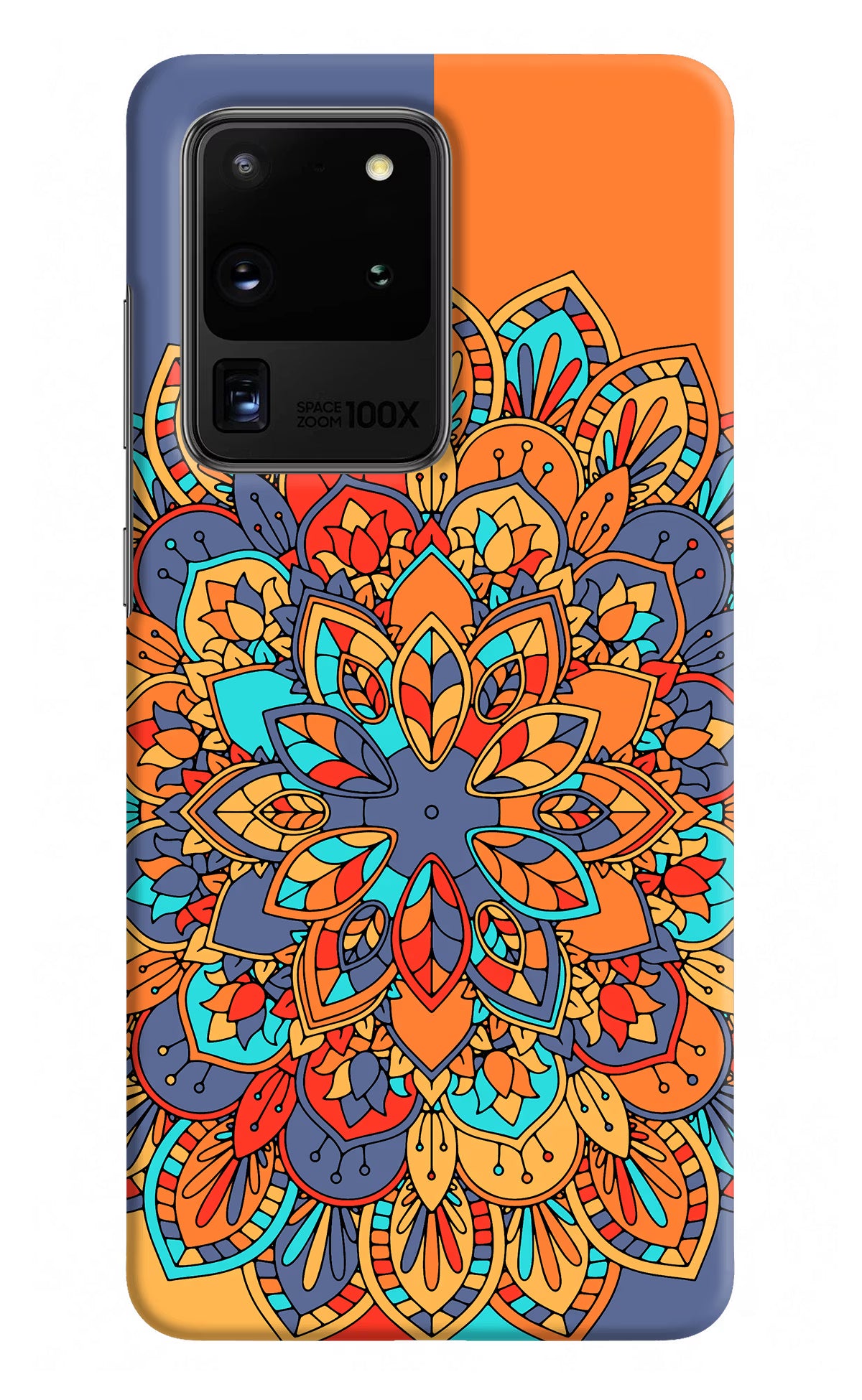 Color Mandala Samsung S20 Ultra Hard Case Back Cover by Casekaro