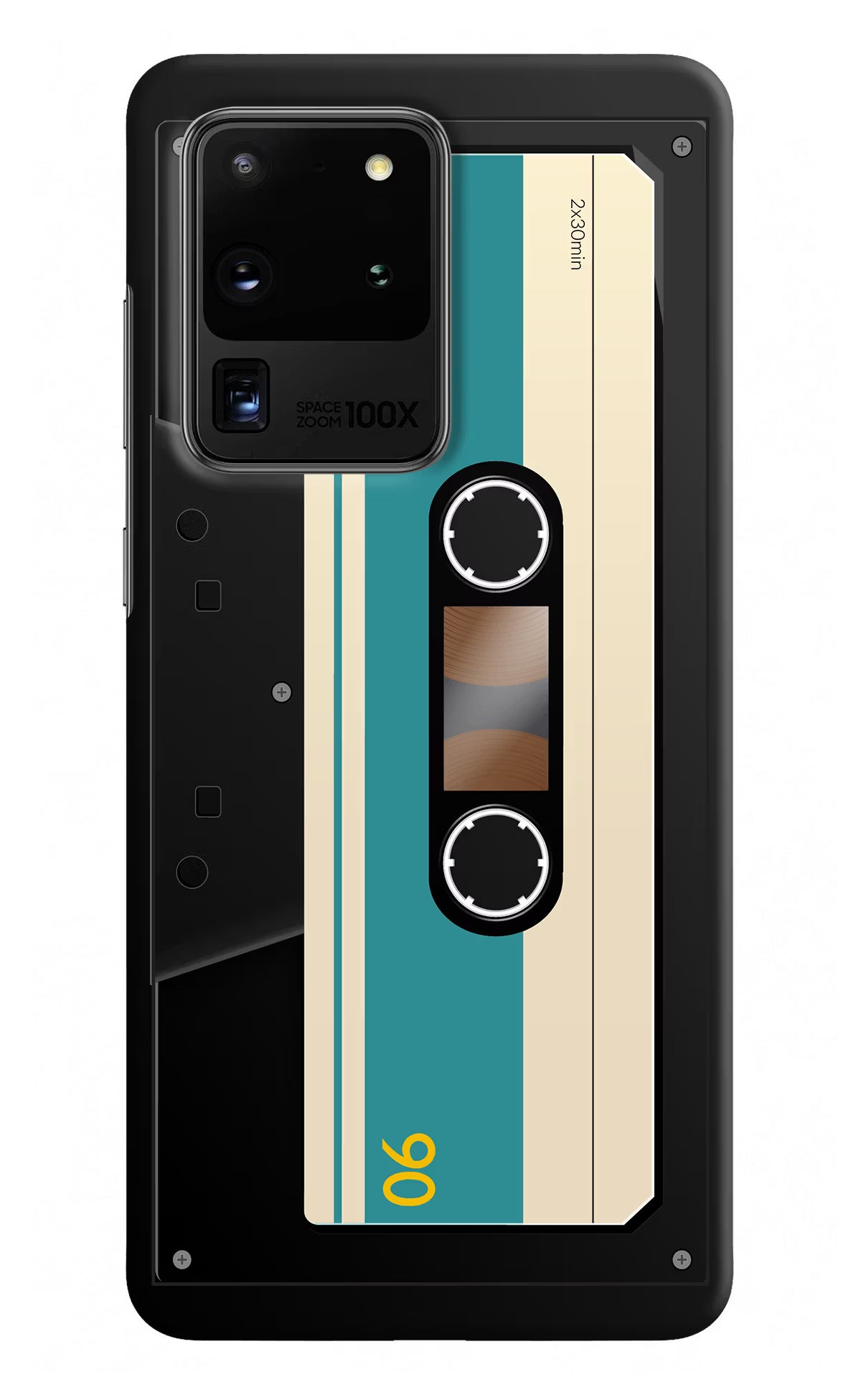 Cassette Samsung S20 Ultra Hard Case Back Cover by Casekaro