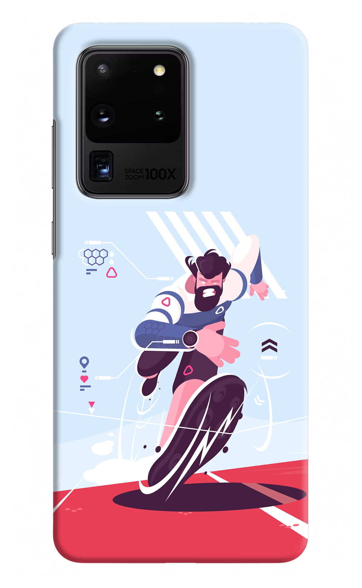 Run Pro Samsung S20 Ultra Hard Case Back Cover by Casekaro