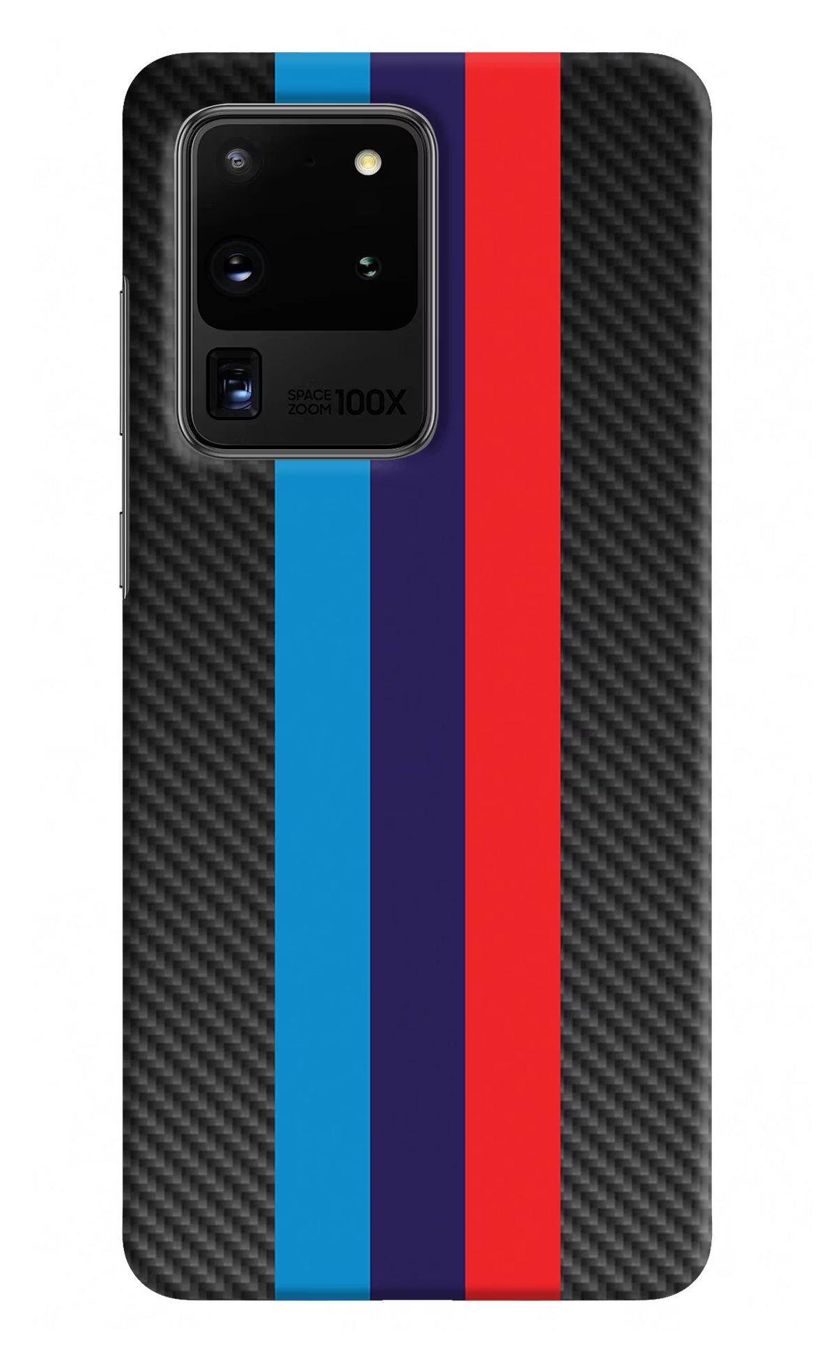 BMW Stripes Pattern Samsung S20 Ultra Hard Case Back Cover by Casekaro