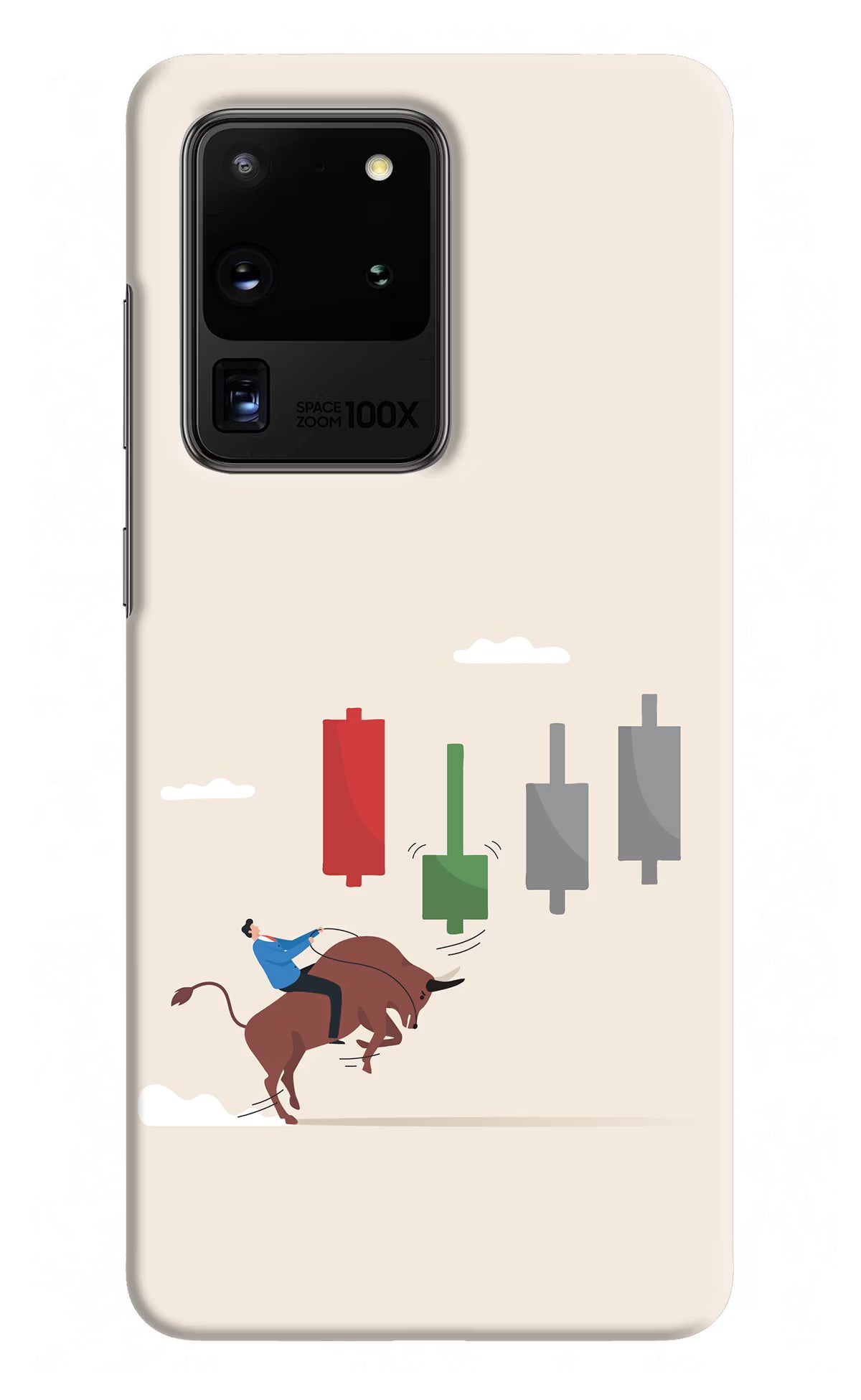 Bull Trading Momentum Samsung S20 Ultra Hard Case Back Cover by Casekaro