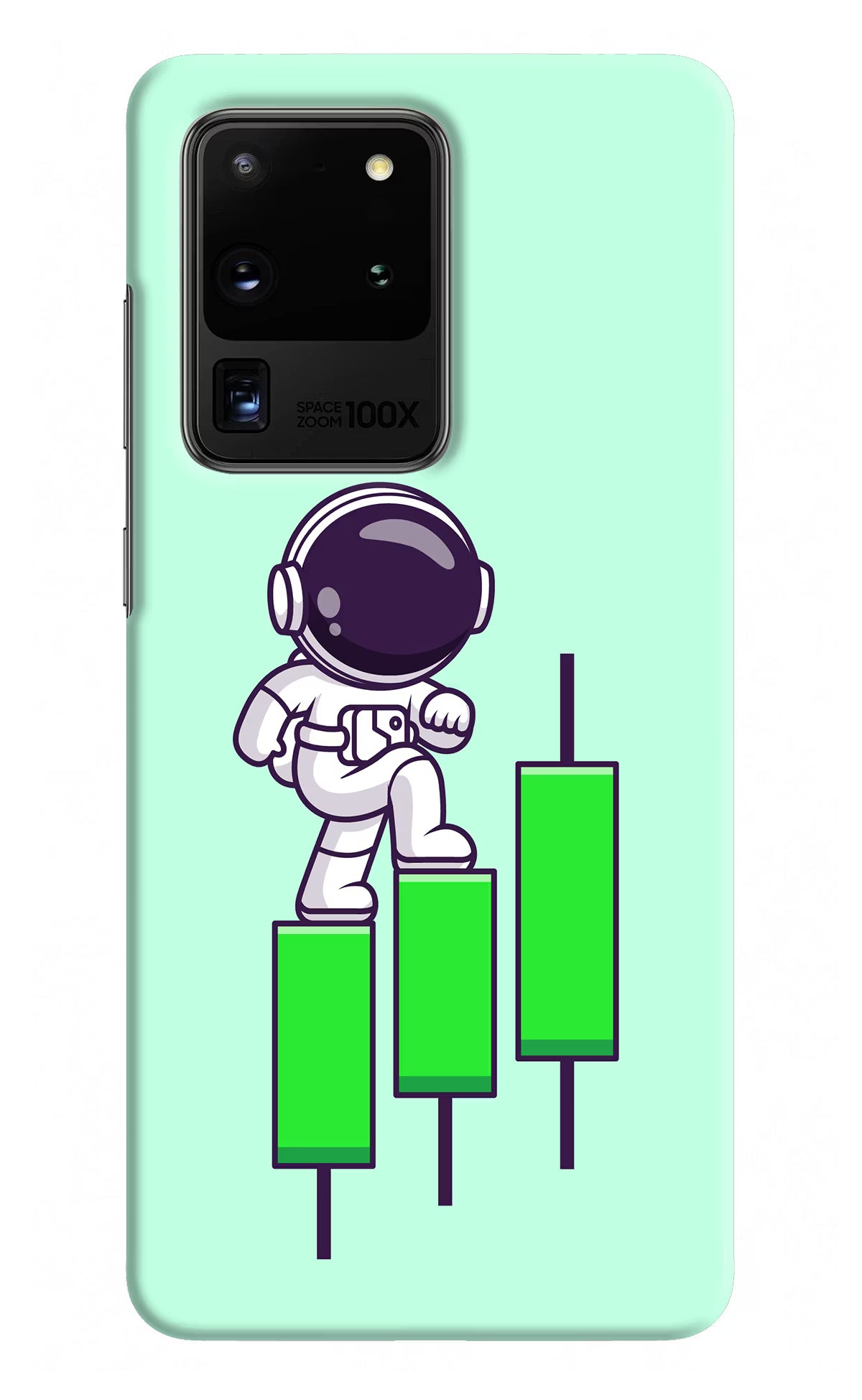 Astronaut Trader Samsung S20 Ultra Hard Case Back Cover by Casekaro