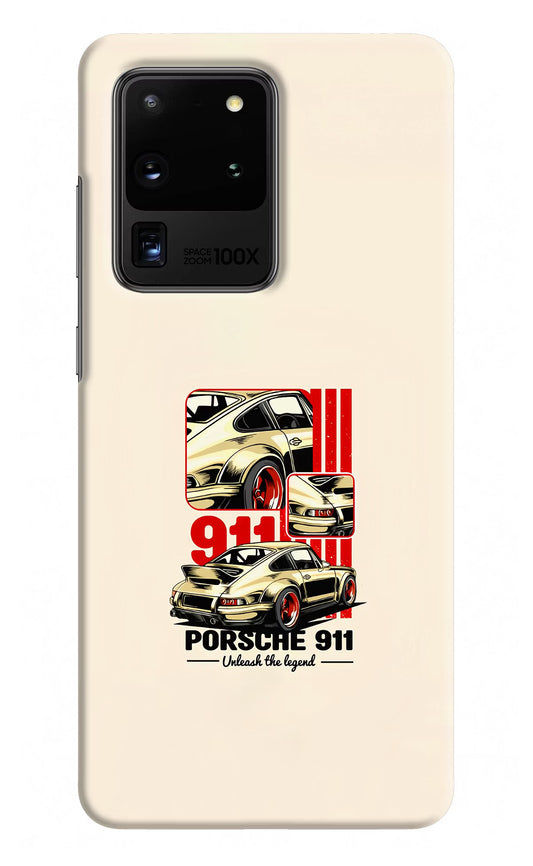 Classic Porsche 911 Samsung S20 Ultra Hard Case Back Cover by Casekaro