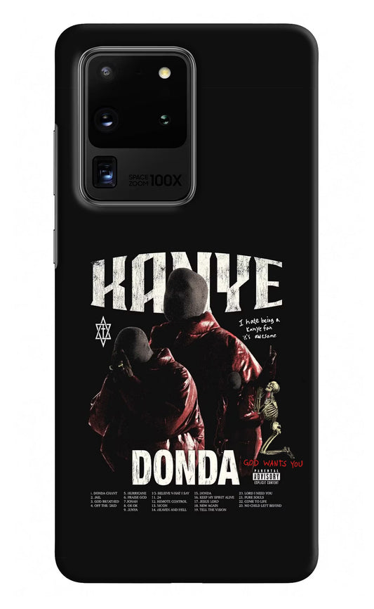 Donda Kanye West Samsung S20 Ultra Hard Case Back Cover by Casekaro