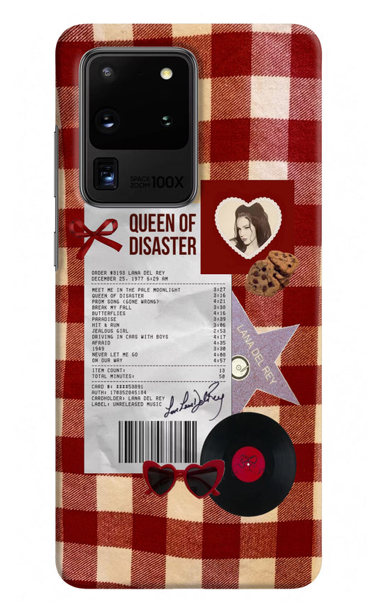 Queen of Disaster Samsung S20 Ultra Hard Case Back Cover by Casekaro